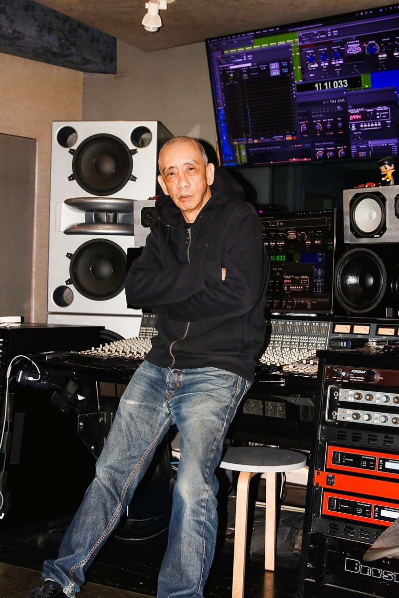 Serge Tsai in his New York studio